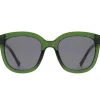 A.Kjærbede Billy Solbriller Dark Green Transparent
