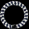 BonDep Kknekki Hårelastik White-Navy Stripe