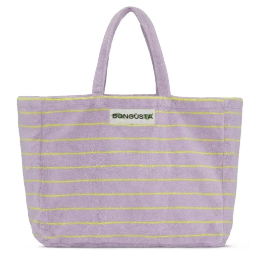 Bongusta Naram Weekendtaske Lilac & Neon Yellow
