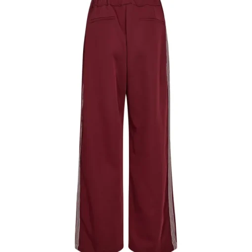 Co'Couture Amina Crease Bukser Burgundy