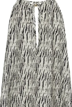 Co'Couture Carola Plunge Top Off White/Black