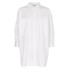Co'Couture Cotton Crisp Pocket Bluse Hvid