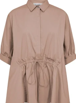 Co'Couture Cotton Crisp Wing Bluse Old Rose