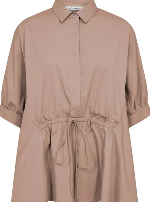 Co'Couture Cotton Crisp Wing Bluse Old Rose