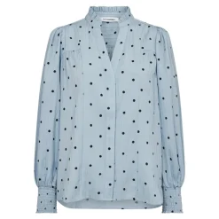 Co'Couture Dora Dot Skjorte Pale Blue