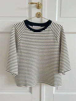 Co'Couture Erin Stripe T-shirt White/Black
