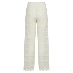 Co'Couture Lara Crochet Bukser Off White