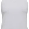 Co'Couture Sahara Embroidery Tank Top White