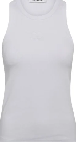 Co'Couture Sahara Embroidery Tank Top White