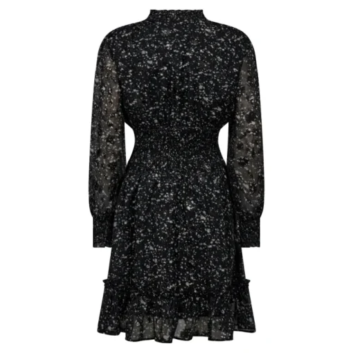 Co'Couture Snowdrift Smock Crop Kjole Black