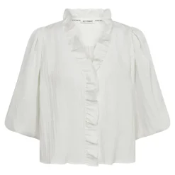 Co'Couture Sueda Puff SS Bluse White