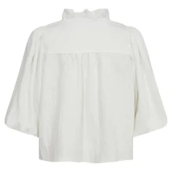 Co'Couture Sueda Puff SS Bluse White