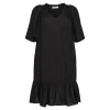 Co'Couture Sunrise Flow Crop Kjole Black