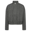 Co'Couture Tweedy Bomber Jakke Black