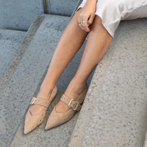 Copenhagen Shoes Be Sure Ballerina Beige