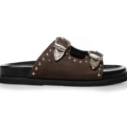Copenhagen Shoes Hold On Sandal Dark Brown