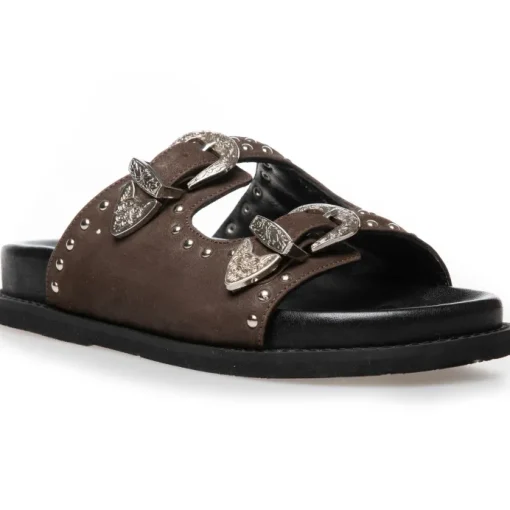 Copenhagen Shoes Hold On Sandal Dark Brown