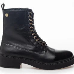 Copenhagen Shoes New Rock Patent Støvle Black