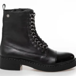 Copenhagen Shoes New Rock Patent Støvle Black