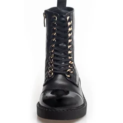 Copenhagen Shoes New Rock Patent Støvle Black