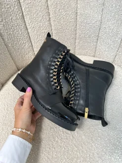 Copenhagen Shoes New Rock Patent Støvle Black