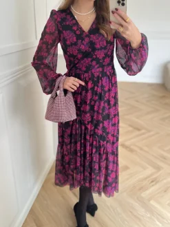 Cras Debbie Kjole Black Primrose