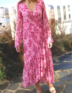 Cras Debbie Kjole Pink Roses