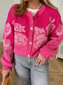 Cras Rose Cardigan Pink