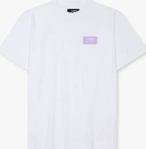 7 DAYS Active Organic Fitted T-Shirt Brilliant White