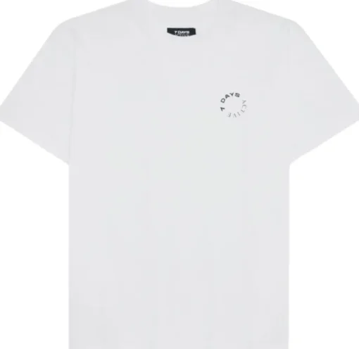 7 DAYS Active Organic Regular T-shirt Brilliant White