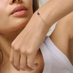 Enamel Ballon Armbånd Night Blue