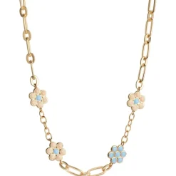 Enamel Blossom Halskæde