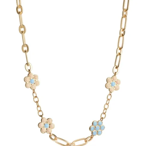 Enamel Blossom Halskæde