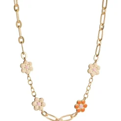 Enamel Blossom Halskæde