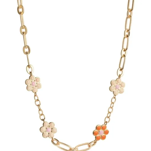 Enamel Blossom Halskæde
