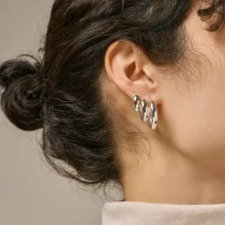 Enamel Classic Wide 25 mm Hoops