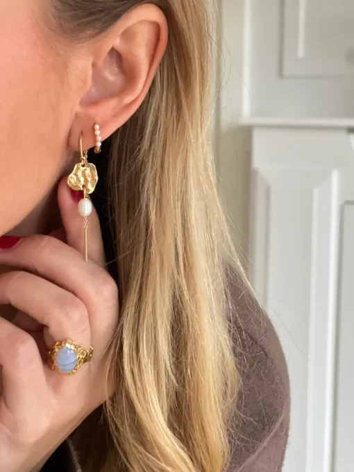 Enamel Kai Pearl Øreringe