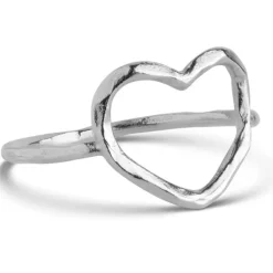 Enamel Organic Heart Ring
