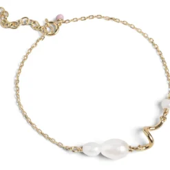 Enamel Pearlie Twist Armbånd Pearl
