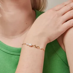 Enamel Pearlie Twist Armbånd Pearl