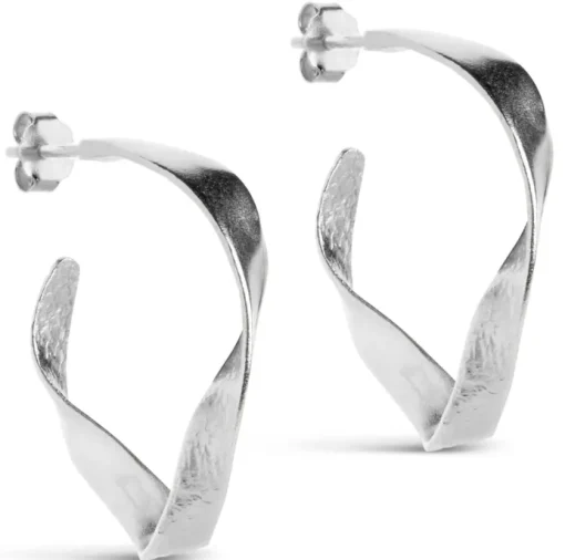 Enamel Scarlet Small Hoops
