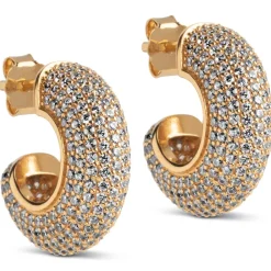 Enamel Sparkling Luna Øreringe