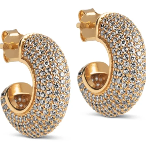 Enamel Sparkling Luna Øreringe