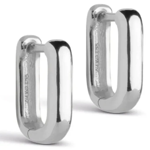 Enamel Square 12 mm Hoops