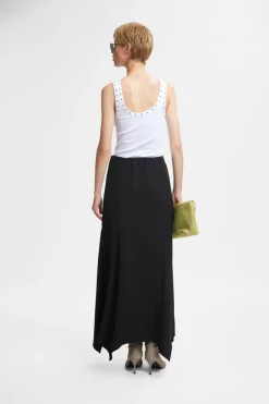 Gestuz Drew Eyelet Tank Top Bright White
