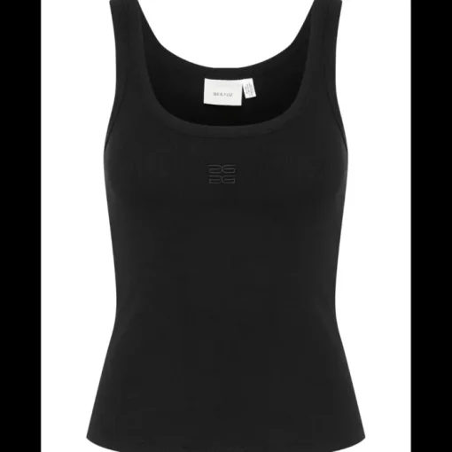 Gestuz Drew Logo Top 2.0 Black