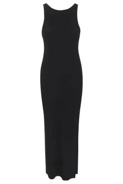 Gestuz Drew SL Reversible Long Kjole Black NO25