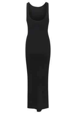 Gestuz Drew SL Reversible Long Kjole Black NO25