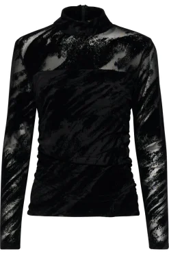 Gestuz Flikka LS Bluse Black
