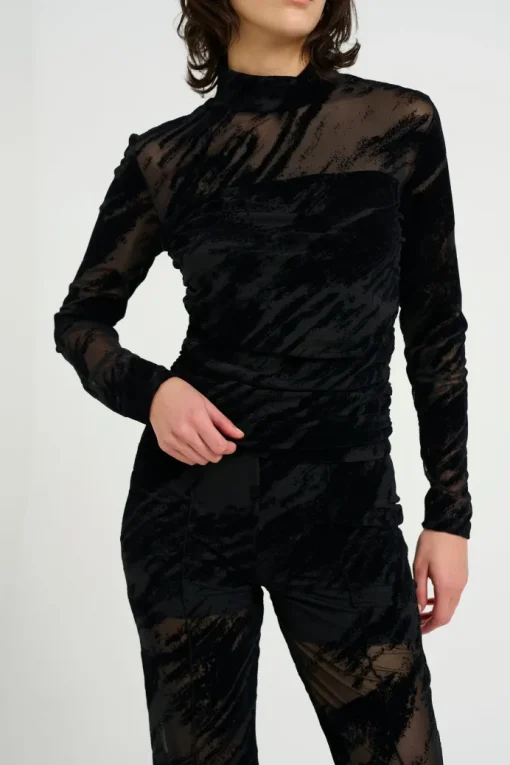Gestuz Flikka LS Bluse Black